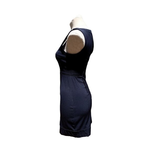 Theory Wool Jumper Dress Midnight Blue Black Size 2 - Picture 4 of 11